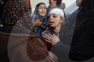 Funeral For Victims Of Israeli Airstrike in Gaza, Palestine