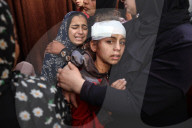 Funeral For Victims Of Israeli Airstrike in Gaza, Palestine