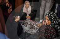 Funeral For Victims Of Israeli Airstrike in Gaza, Palestine