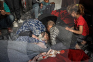 Funeral For Victims Of Israeli Airstrike in Gaza, Palestine