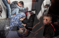 Funeral For Victims Of Israeli Airstrike in Gaza, Palestine