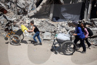 Palestinians Flee The Shuja'iyya Neighborhood 