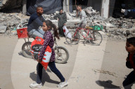 Palestinians Flee The Shuja'iyya Neighborhood 