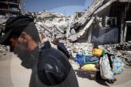 Palestinians Flee The Shuja'iyya Neighborhood 