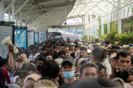 Commuter Line Passenger During The Eid Holiday In Bogor 