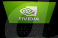 Logos Of Large Companies On Laptop