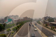 Air Pollution In Kathmandu, Nepal.