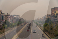 Air Pollution In Kathmandu, Nepal.