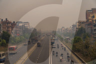 Air Pollution In Kathmandu, Nepal.