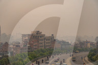 Air Pollution In Kathmandu, Nepal.