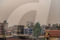 Air Pollution In Kathmandu, Nepal.