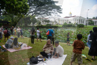 Tourism In The Bogor Botanical Garden Indonesia
