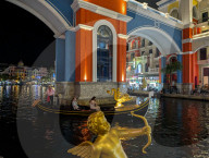 Night Time At The Grand World Phu Quoc Amusement Park On The Vietnamese Island Of Phu Quoc 