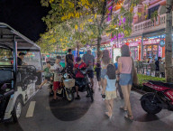 Night Time At The Grand World Phu Quoc Amusement Park On The Vietnamese Island Of Phu Quoc 
