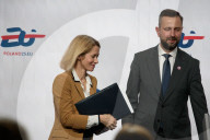 Informal Meeting Of EU Defence Ministers In Warsaw Press Conference.