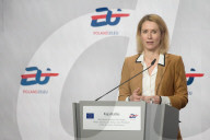Informal Meeting Of EU Defence Ministers In Warsaw Press Conference.