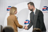 Informal Meeting Of EU Defence Ministers In Warsaw Press Conference.