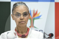 Brazil's Minister For The Environment And Climate Change, Marina Silva, Press Conference BRICS Member Countries