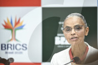 Brazil's Minister For The Environment And Climate Change, Marina Silva, Press Conference BRICS Member Countries