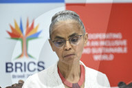 Brazil's Minister For The Environment And Climate Change, Marina Silva, Press Conference BRICS Member Countries