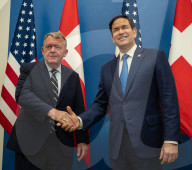 Rubio meets Danish Foreign Minister Lars Lokke Rasmussen