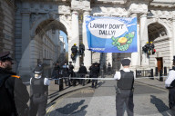 Greenpeace activists climb Foreign Office building over signing of ocean treaty
The group called for faster action from Foreign Secretary David Lammy in signing the Global Ocean Treaty. Foreign Office, London, UK.