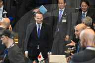 NATO North Atlantic Council Meets with Partners in Brussels, Belgium.