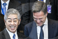 NATO North Atlantic Council Meets with Partners in Brussels, Belgium.