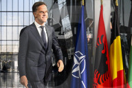 Foreign Ministers Arrive for NATO Meeting in Brussels, Belgium.