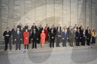 NATO North Atlantic Council Meets with Partners in Brussels, Belgium.