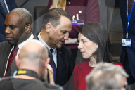 NATO North Atlantic Council Meets with Partners in Brussels, Belgium.
