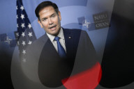 US Secretary of State and NATO Chief Deliver Joint Statement in Brussels, Belgium.