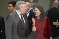 NATO North Atlantic Council Meets with Partners in Brussels, Belgium.