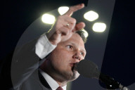Slawomir Mentzen Campaigns In Szczecin 
