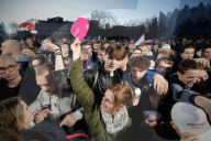 Slawomir Mentzen Campaigns In Szczecin 