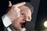 Slawomir Mentzen Campaigns In Szczecin 