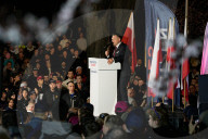 Slawomir Mentzen Campaigns In Szczecin 