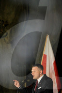 Slawomir Mentzen Campaigns In Szczecin 
