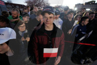 Slawomir Mentzen Campaigns In Szczecin 