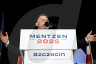 Slawomir Mentzen Campaigns In Szczecin 