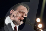 Slawomir Mentzen Campaigns In Szczecin 