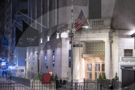 New York Stock Exchange NYSE Building In The Night