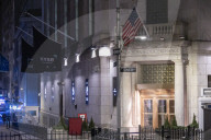 New York Stock Exchange NYSE Building In The Night
