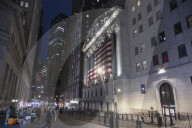 New York Stock Exchange NYSE Building In The Night