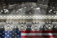 New York Stock Exchange NYSE Building In The Night