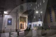 New York Stock Exchange NYSE Building In The Night