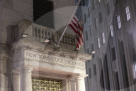 New York Stock Exchange NYSE Building In The Night