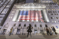 New York Stock Exchange NYSE Building In The Night