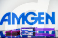 Big Pharmaceutical Companies Stock Photos.