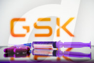 Big Pharmaceutical Companies Stock Photos.